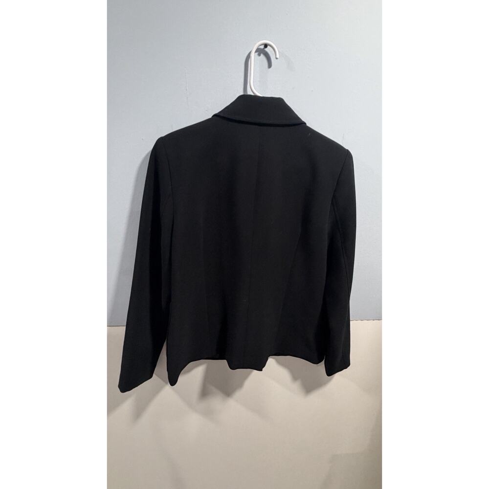 Alfani Jacket Womens 10 Black Double Breasted Mid Blazer Corpcore - Picture 7 of 7